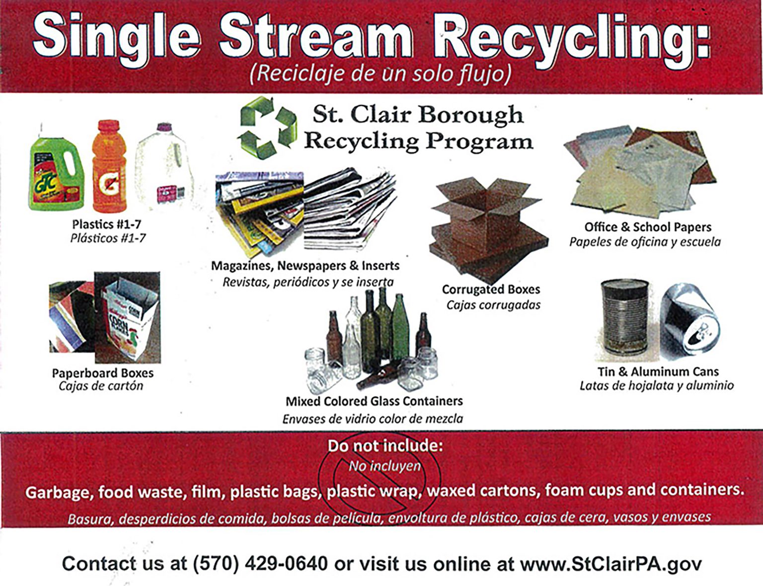 Sanitation and Recycling Borough of St. Clair